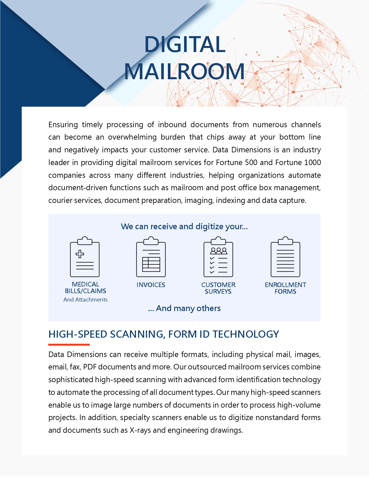 Digital Mailroom Data Dimensions page 0001